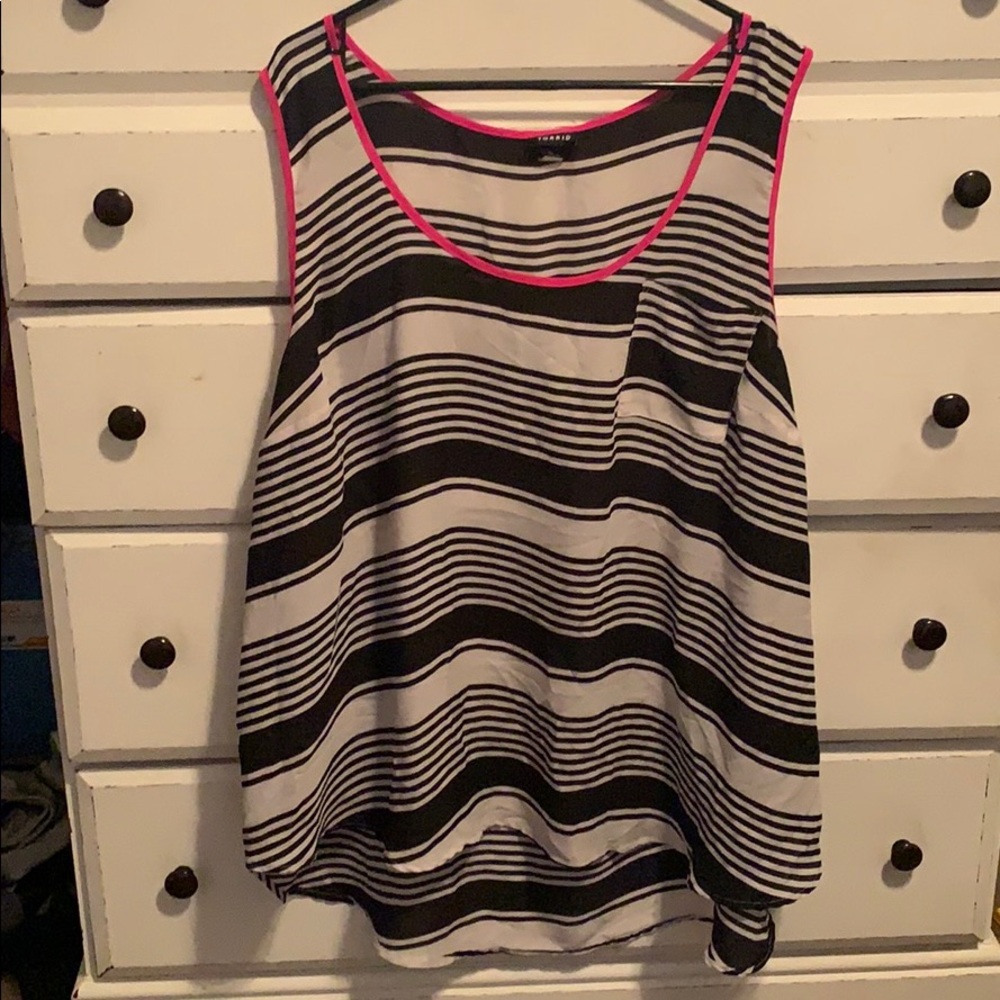 Torrid Chiffon Tank Top